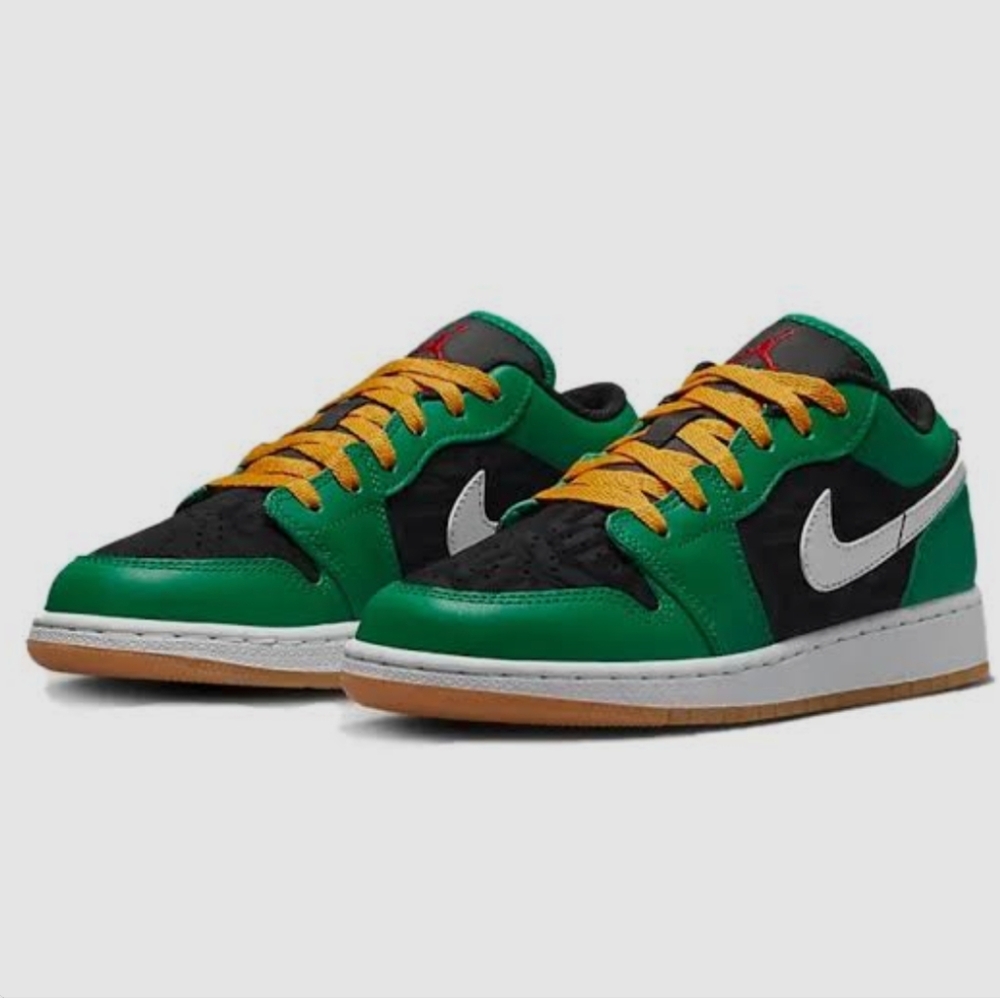 -Air Jordan 1 Low SE Malachite Green Black 2022